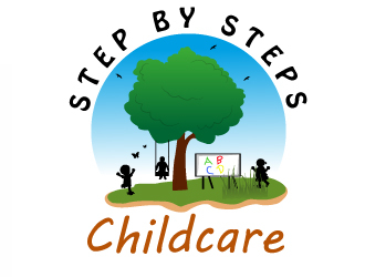 Step By Steps Childcare  logo design by Suvendu