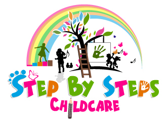 Step By Steps Childcare  logo design by Suvendu