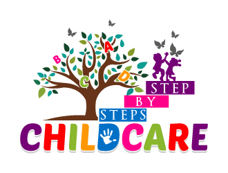 Step By Steps Childcare  logo design by Suvendu