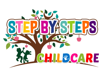 Step By Steps Childcare  logo design by Suvendu