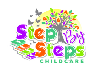 Step By Steps Childcare  logo design by Suvendu