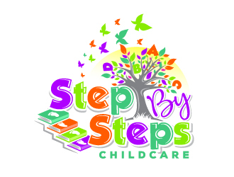 Step By Steps Childcare  logo design by Suvendu