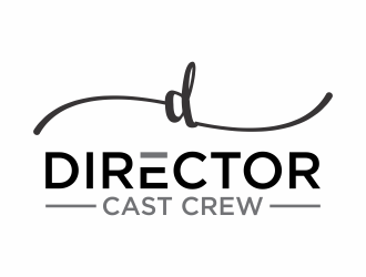 Director Cast Crew logo design by hopee