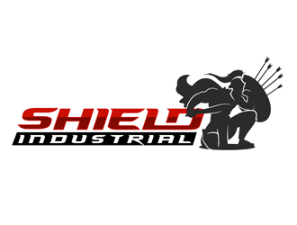 Shield Industrial logo design by DreamLogoDesign