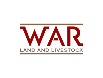 WAR Land And Livestock  logo design by akilis13