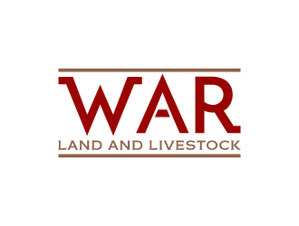 WAR Land And Livestock  logo design by akilis13