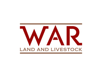 WAR Land And Livestock  logo design by akilis13