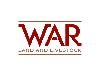 WAR Land And Livestock  logo design by akilis13