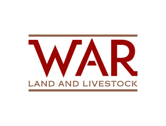 WAR Land And Livestock  logo design by akilis13