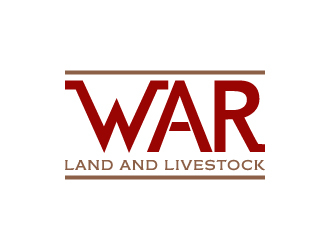 WAR Land And Livestock  logo design by akilis13