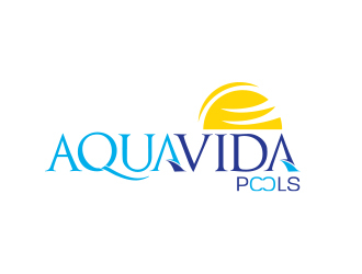 AquaVida Pools logo design by sarathchandran