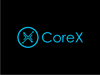 CoreX logo design by lintinganarto