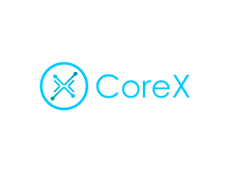 CoreX logo design by lintinganarto