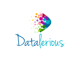 Datalerious. Tagline: Is data making you crazy? We can help! logo design by GemahRipah
