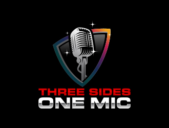 3 Sides 1 Mic OR Three Sides One Mic logo design by MarkindDesign