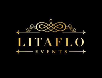 LitaFlo Events (Planning - Products - Services) logo design by pencilhand