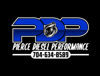 PDP, Pierce Diesel Performance logo design by Kruger