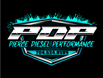 PDP, Pierce Diesel Performance logo design by Suvendu