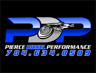 PDP, Pierce Diesel Performance logo design by bosbejo