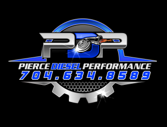 PDP, Pierce Diesel Performance logo design by bosbejo