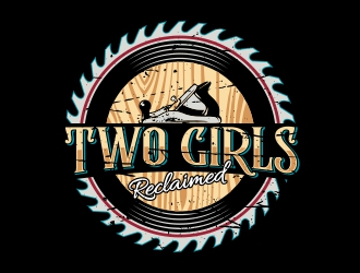 Two Girls Reclaimed logo design by rizuki