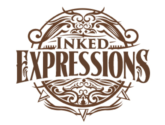 Inked Expressions  logo design by ElonStark