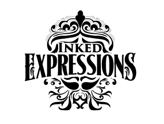 Inked Expressions  logo design by ElonStark