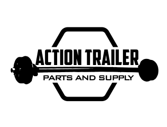 Action Trailer Parts and Supply logo design by M J