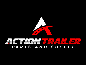 Action Trailer Parts and Supply logo design by jaize