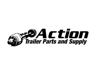 Action Trailer Parts and Supply logo design by invento