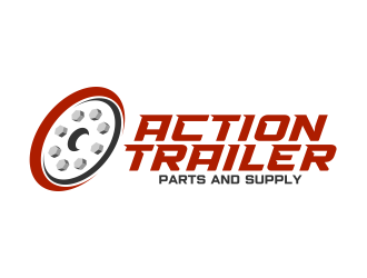 Action Trailer Parts and Supply logo design by ekitessar