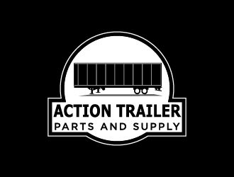 Action Trailer Parts and Supply logo design by pilKB