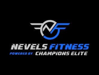 NEVELS FITNESS powered by CHAMPIONS ELITE logo design by dibyo