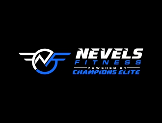NEVELS FITNESS powered by CHAMPIONS ELITE logo design by dibyo