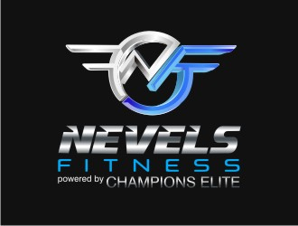 NEVELS FITNESS powered by CHAMPIONS ELITE logo design by maspion