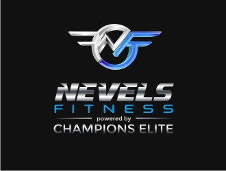 NEVELS FITNESS powered by CHAMPIONS ELITE logo design by maspion