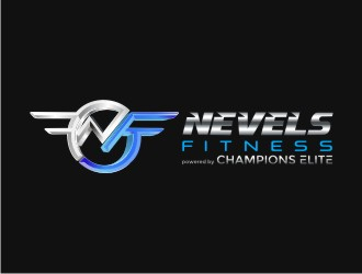 NEVELS FITNESS powered by CHAMPIONS ELITE logo design by maspion
