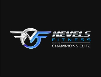 NEVELS FITNESS powered by CHAMPIONS ELITE logo design by maspion