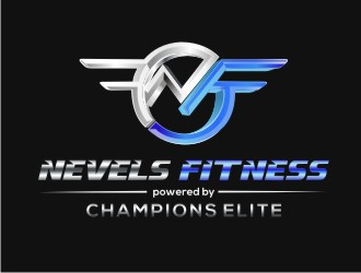 NEVELS FITNESS powered by CHAMPIONS ELITE logo design by maspion