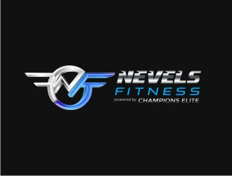 NEVELS FITNESS powered by CHAMPIONS ELITE logo design by maspion