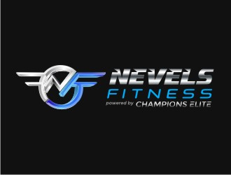 NEVELS FITNESS powered by CHAMPIONS ELITE logo design by maspion