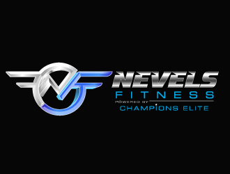 NEVELS FITNESS powered by CHAMPIONS ELITE logo design by Suvendu