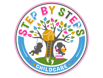 Step By Steps Childcare  logo design by ingepro