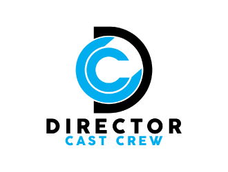 Director Cast Crew logo design by nona