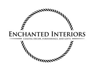 Enchanted Interiors logo design by oke2angconcept