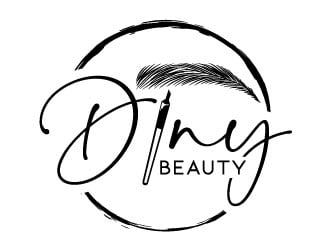 Diny Beauty logo design by MonkDesign