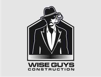 Wise Guys Construction logo design by ndndn
