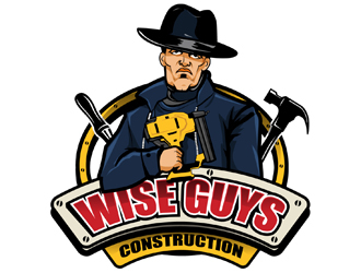 Wise Guys Construction logo design by DreamLogoDesign