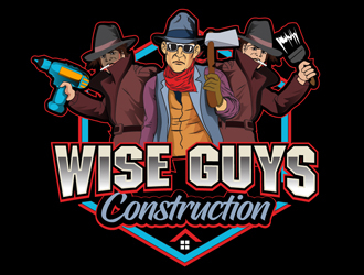 Wise Guys Construction logo design by DreamLogoDesign