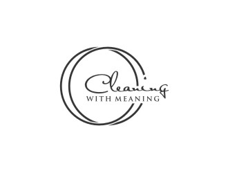 Cleaning with Meaning  logo design by bombers